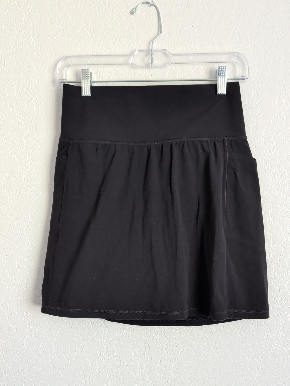 Athleta Black Skirt With Built In Bike Shorts Sz Small